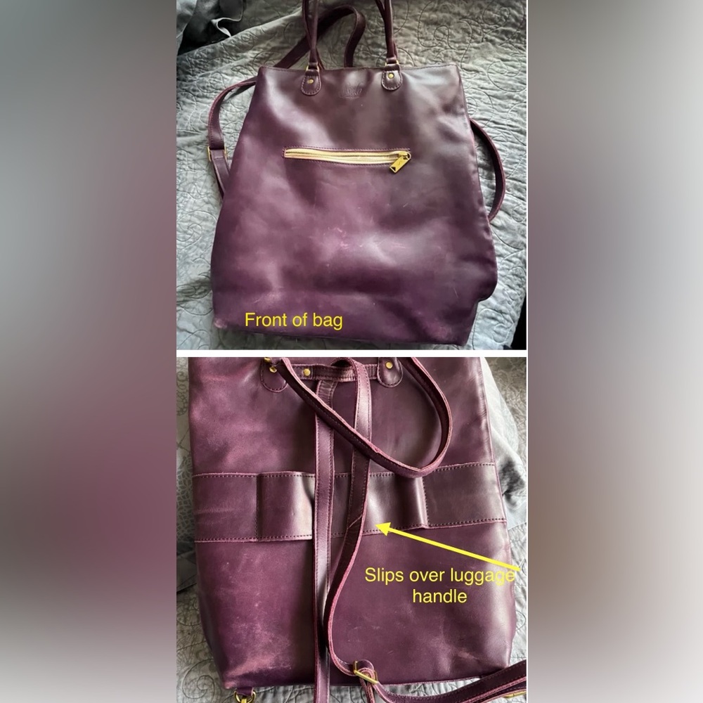Sseko convertible tote and matching wallet - Picture 2 of 8